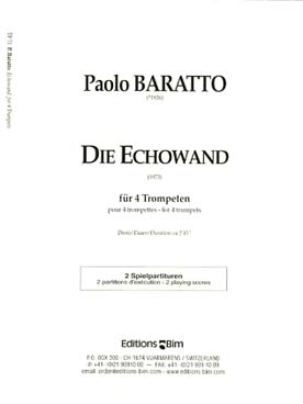 Illustration baratto die echowand