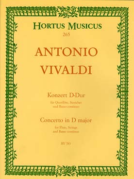 Illustration vivaldi concerto en re maj rv 783
