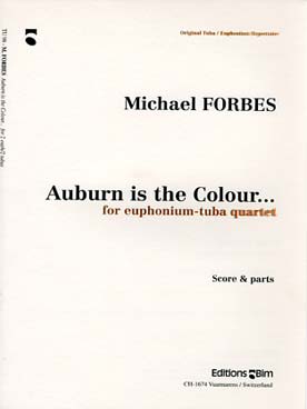Illustration de Auburn is the colour... pour 2 tubas et 2 euphoniums