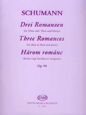 Illustration schumann romances (3) op. 94