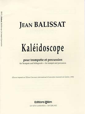 Illustration de Kaléidoscope pour trompette et percussion   