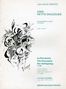 Illustration de Cinq petits dialogues pour marimba et harpe ou piano