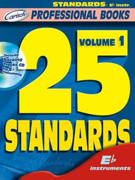 Illustration de 25 STANDARDS (instruments en mi b) - Vol. 1