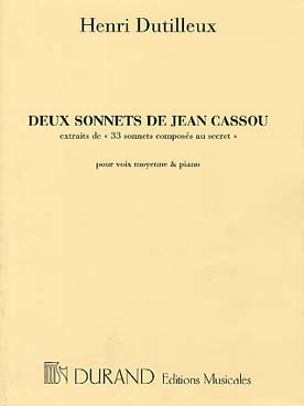 Illustration de 2 Sonnets J. Cassou