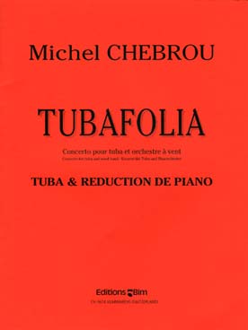 Illustration de Tubafolia pour tuba et orchestre à vent réd. piano