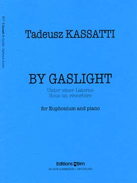 Illustration de By Gaslight "Sous un réverbère" pour euphonium et piano