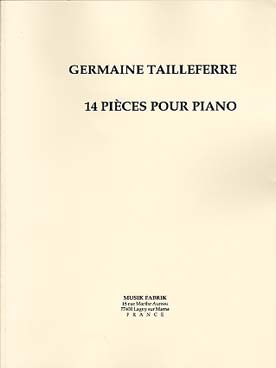 Illustration de 14 Pièces pour piano