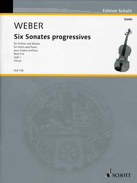 Illustration weber sonates progressives vol. 1