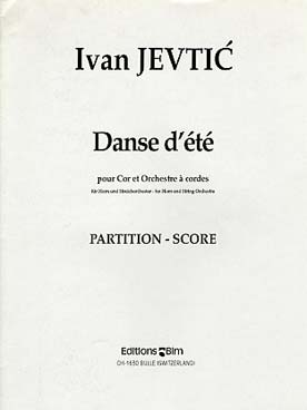 Illustration de Danse d'été pour cor et orchestre à cordes