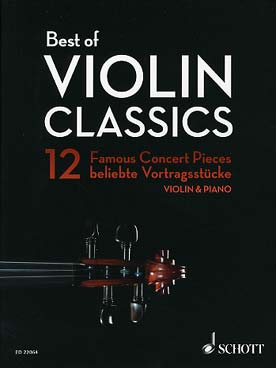 Illustration de BEST OF VIOLIN CLASSICS : 12 pièces de concert