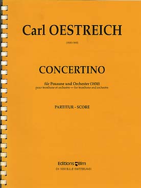Illustration de Concertino pour trombone et orchestre - Conducteur