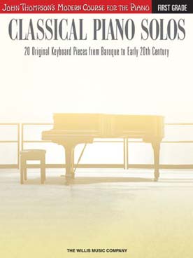 Illustration classical piano solos 1st grade