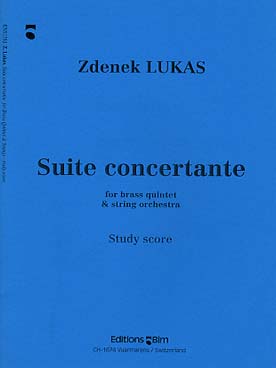 Illustration de Suite concertante for brass quintet & string orchestra