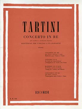 Illustration tartini concerto op. 1/4 en re maj