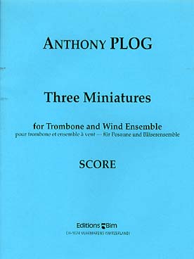 Illustration de 3 Miniatures pour trombone et ensemble à vent