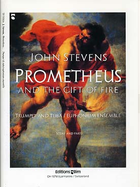 Illustration stevens prometheus and the gift of fire