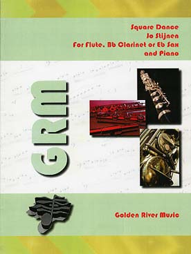 Illustration de Introduction and Square Dance pour flûte ou clarinette ou saxophone