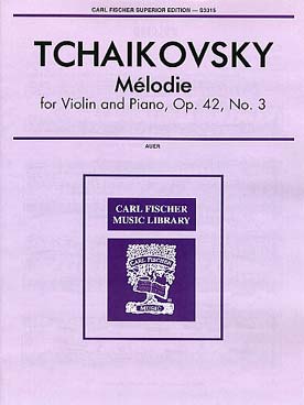 Illustration tchaikovsky melodie op. 42/3