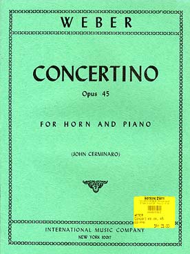 Illustration weber concertino op. 45