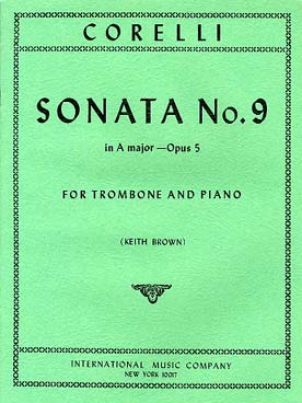 Illustration corelli sonate op. 5/9 en la maj