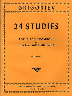 Illustration de 24 Études pour trombone basse
