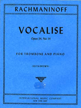 Illustration de Vocalise op. 34 N° 14