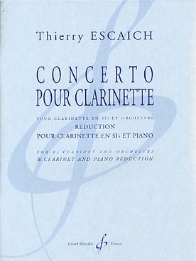 Illustration escaich concerto pour clarinette
