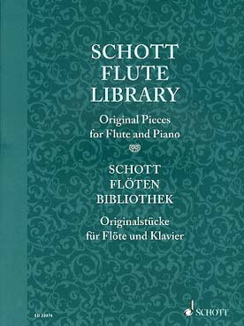 Illustration de SCHOTT FLUTE LIBRARY : 16 pièces originales