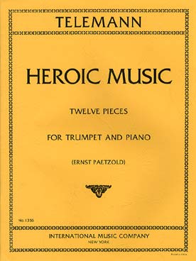 Illustration telemann heroic music, 12 pieces