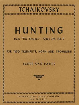 Illustration tchaikovsky hunting op. 37a 9