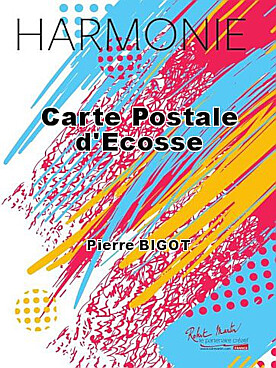 Illustration de Carte postale d'Écosse