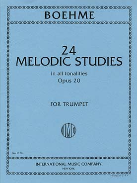 Illustration boehme melodic studies (24) op. 20