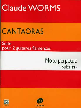 Illustration de Cantaoras, suite (solfège et tablatures) - Moto perpetuo (Bulerias)