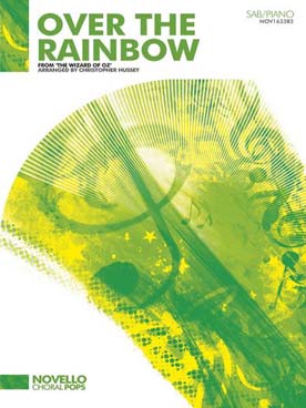 Illustration arlen over the rainbow (sab/piano)