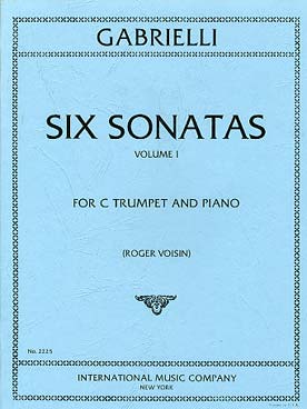 Illustration de 6 Sonates pour trompette en do et piano - Vol. 1   