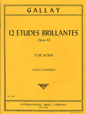Illustration gallay etudes brillantes (12) op. 43