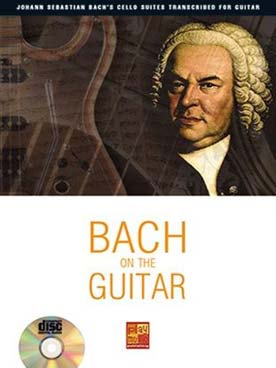 Illustration de BACH ON THE GUITAR avec CD