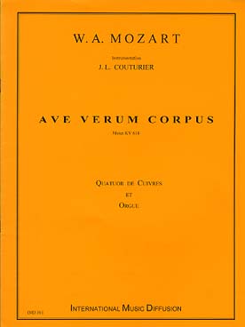 Illustration de Ave verum corpus KV 618 pour quatuor de cuivres et orgue