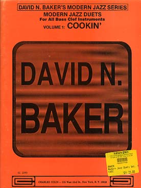 Illustration de Modern jazz duets for all bass clef instruments - Vol. 1 : Cookin'