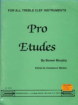 Illustration de Pro etudes for all treble clef instruments