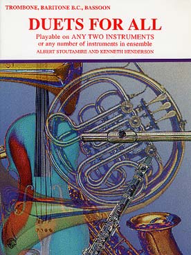 Illustration de DUETS FOR ALL pour n'importe quel duo d'instruments (trombone, baryton ou basson)