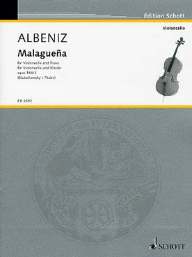 Illustration albeniz malaguena op. 165/3