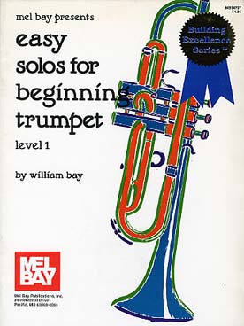 Illustration de Easy solos for beginning trumpet - Vol. 1   