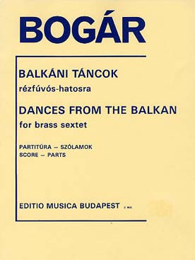 Illustration de Danses des balkans pour sextuor de cuivres