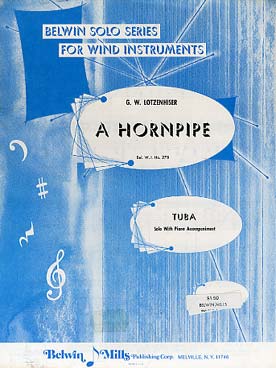 Illustration de A Hornpipe pour tuba et piano