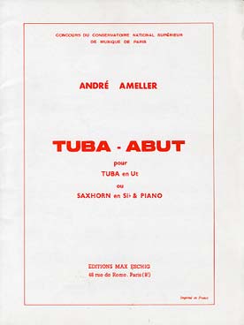 Illustration de Tuba-abut pour tuba en ut ou saxhorn en si b et piano