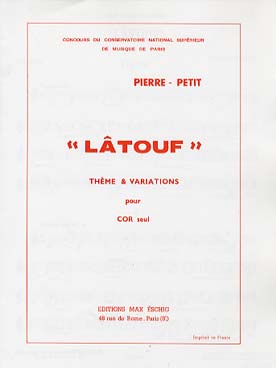 Illustration de Lâtouf, thème et variations