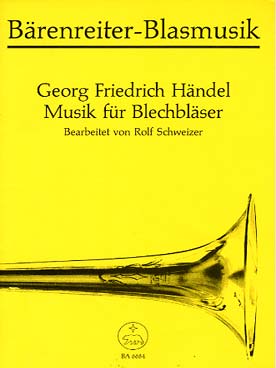 Illustration haendel musik fur blechblaser