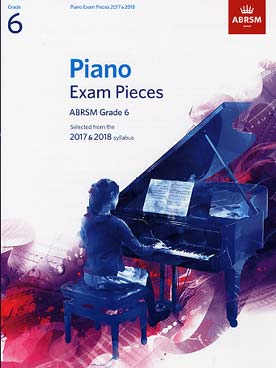 Illustration selected piano exam pieces 2017-2018