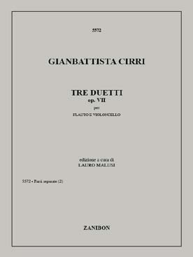 Illustration cirri tre duetti op. 285